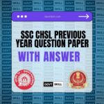 SSC CHSL Previous Year Question Paper with Answers