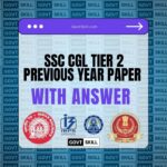 SSC Cgl Tier 2 Previous Year Paper With Answer