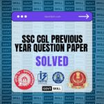 Ssc Cgl Previous Year Question Paper Solved